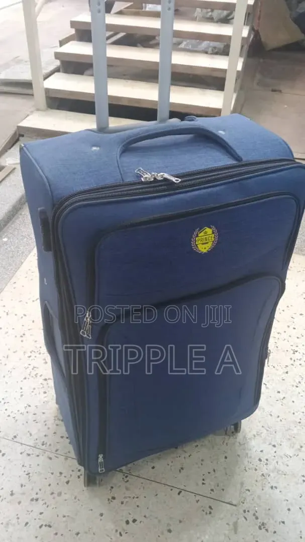 Prince Brand Blue Soft-Shell Suitcase ( Large Size)