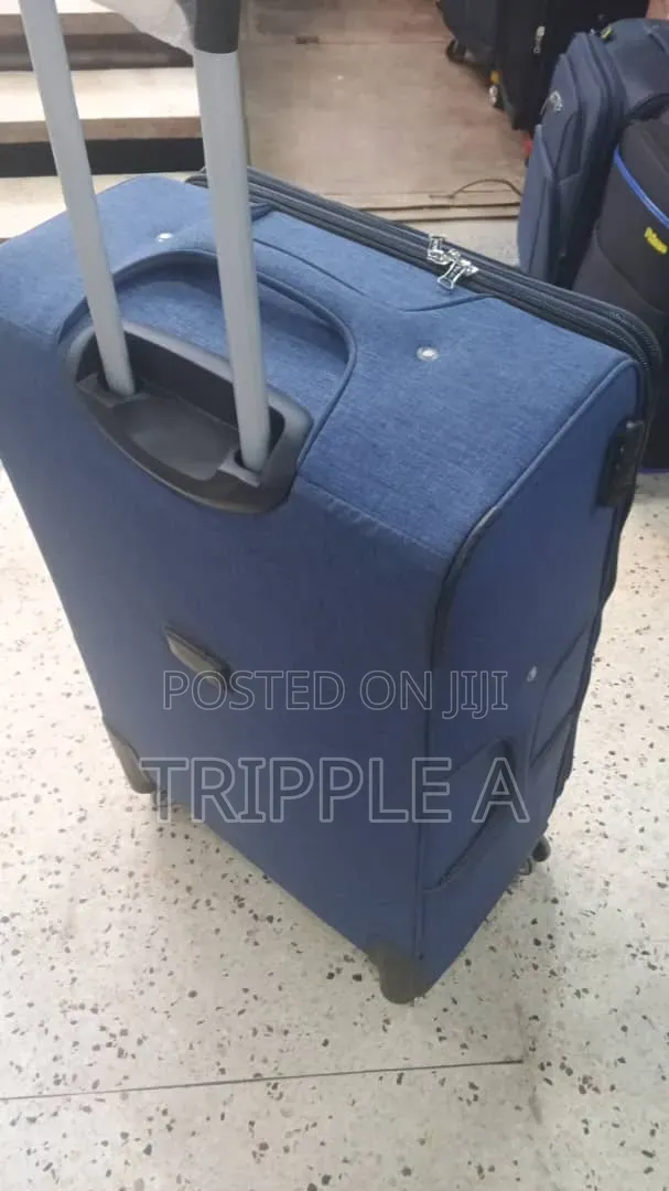 Prince Brand Blue Soft-Shell Suitcase ( Large Size)