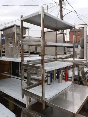 Stainless Rack Four Shelves