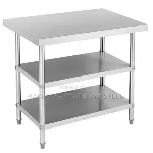 Stainless Working Top Triple