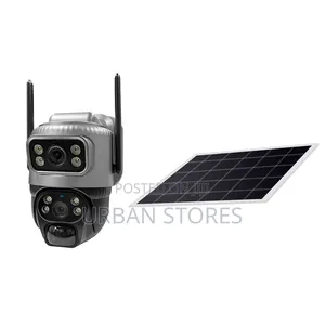 Super Quality Dual Lens Solar-Powered Auto_tracking CCTV Camera 4g