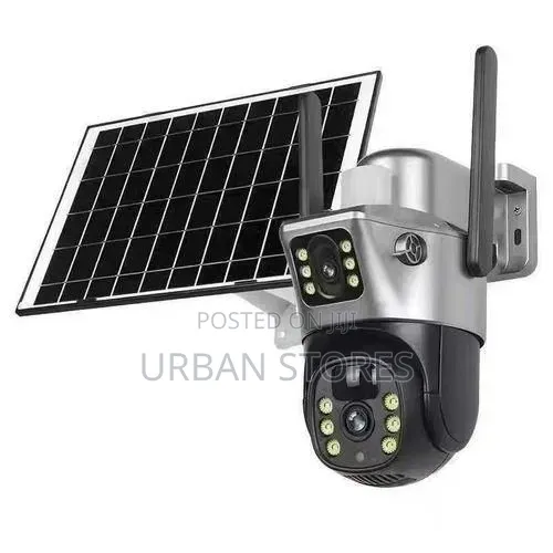 Super Quality Dual Lens Solar-Powered Auto_tracking CCTV Camera 4g