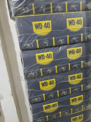 Shows Bulk Packaging of WD-40 Multi-Use Product.