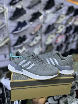 Adidas Ozelle Lifestyle Runner | Premium Gray Casual Sneakers for Men