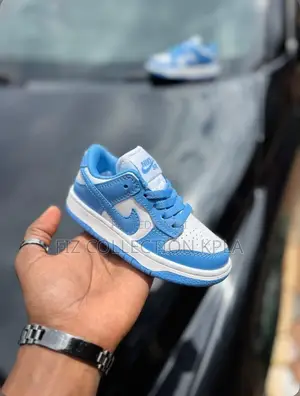 Nike Kids Dunk Low Blue White Sneakers