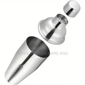 Cocktail Shaker, 20 Oz Martini Drink With Built-in Straw