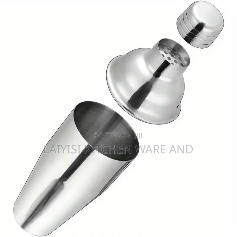 Cocktail Shaker, 20 Oz Martini Drink With Built-in Straw