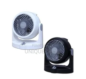 Compact White Table Fan