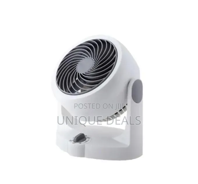 Compact White Table Fan