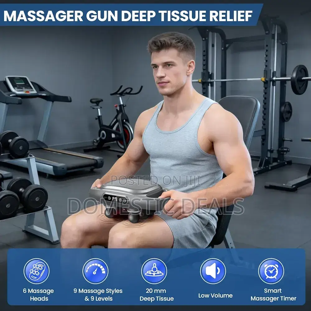 Massage Gun Deep Tissue 6 Heads,