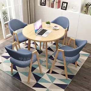 Round Balcony Table Set With 4 Seats