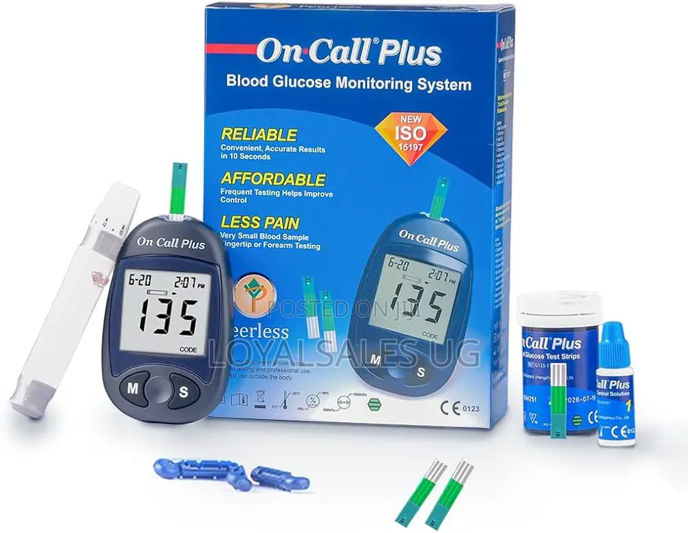 On Call Plus Glucometer With 50 Strips
