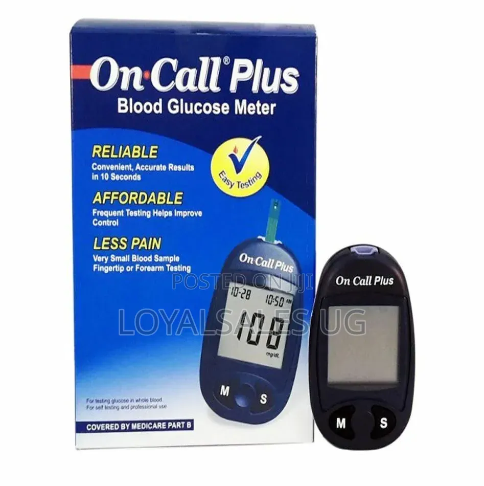 On Call Plus Glucometer With 50 Strips