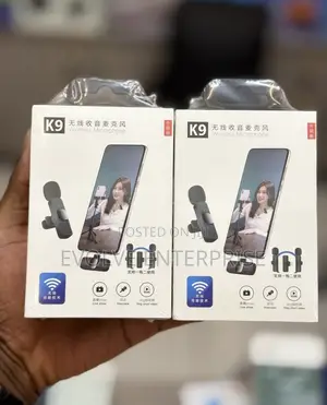 Dual Wireless Lavalier Microphone Plug and Play