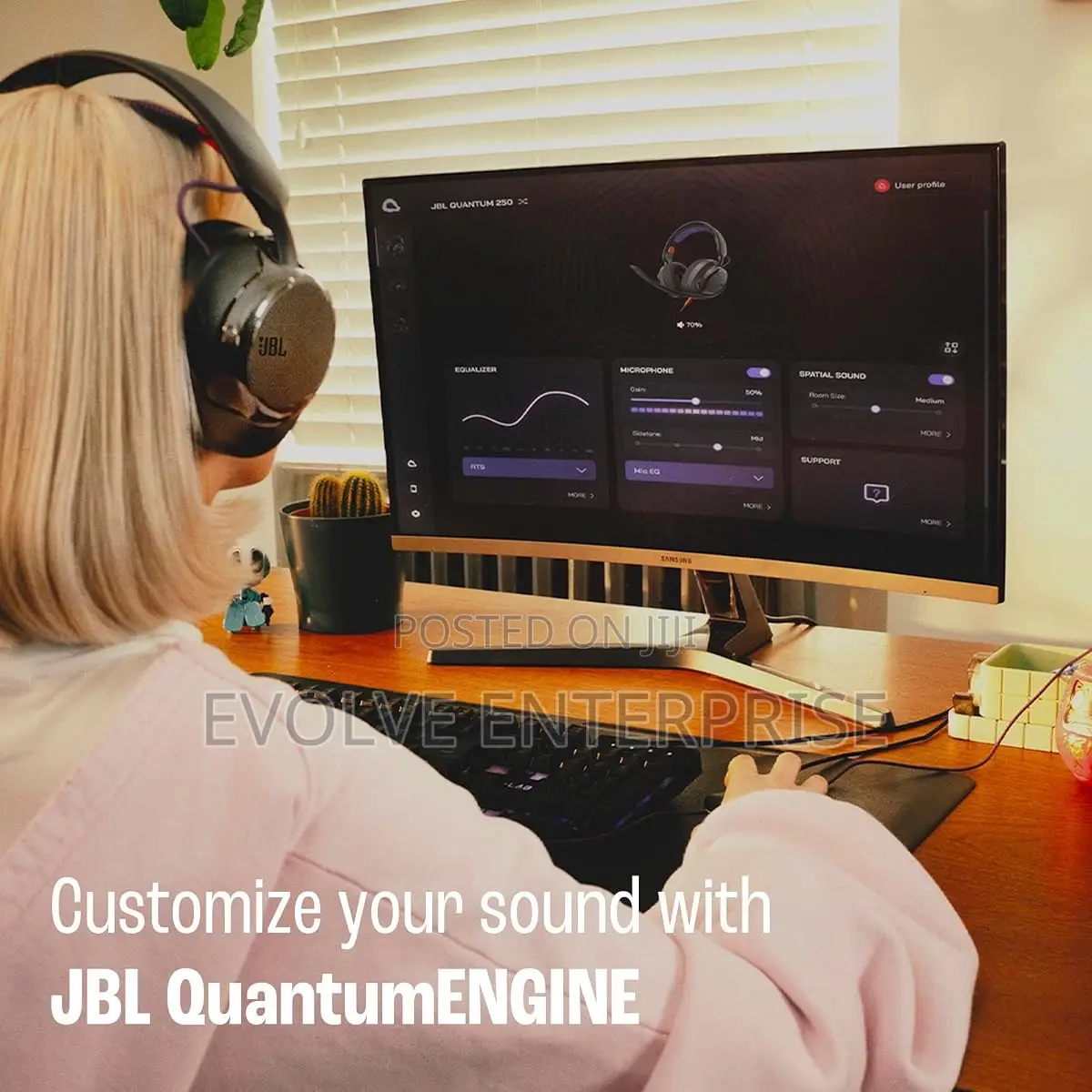 JBL Quantum 250 - Wired Multiplatform Headset