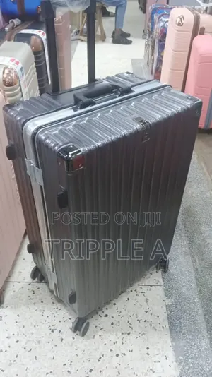 Dark Grey Hardshell Trolley Suitcase Large