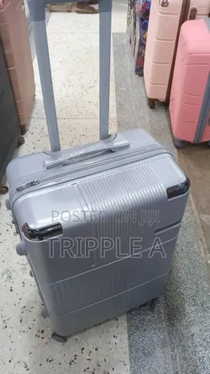 Gray Plastic Suitcase ( Medium)