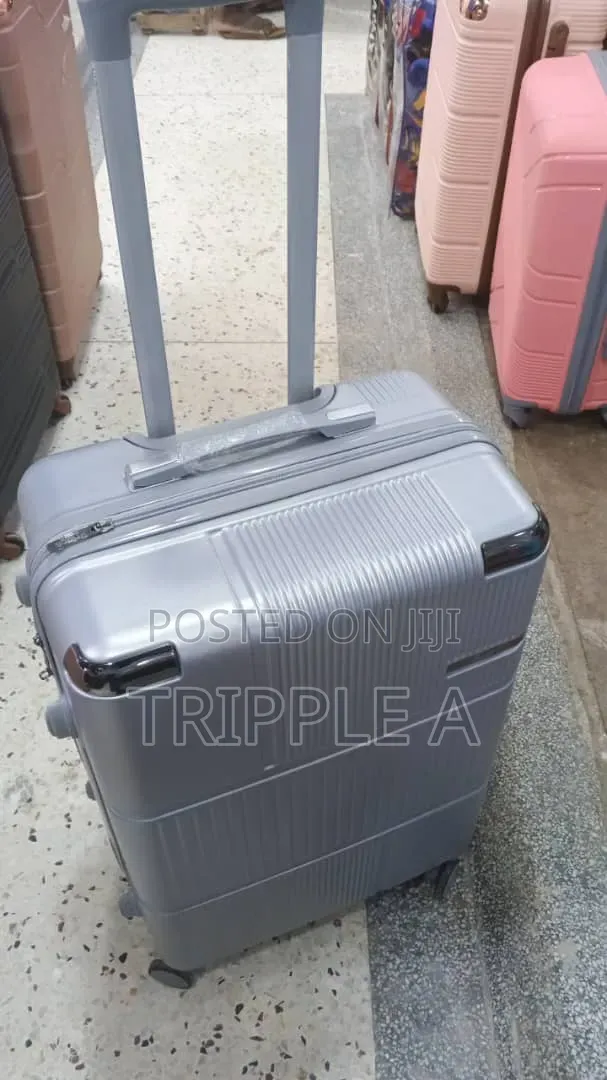 Gray Plastic Suitcase ( Medium)
