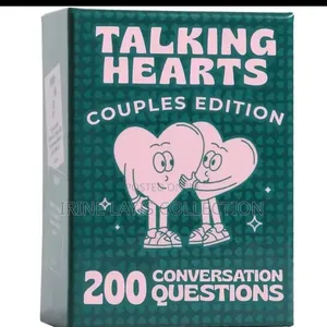 Talking Hearts Conversation Cards Couple Edition Game Box.