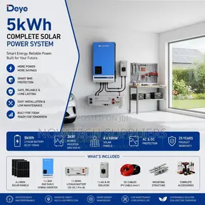 Complete 5kWh Solar Power System | 3kW Hybrid With All Accessories