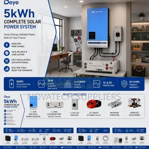 Premium Deye 5kWh LiFePO4 Solar System | Reliable Backup Power