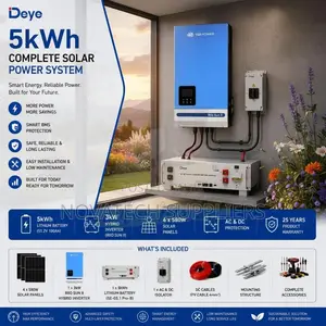Smart 5kWh Solar System With Hybrid Inverter BMS Protection NTS
