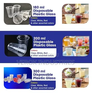 Disposable Plastic Cups .