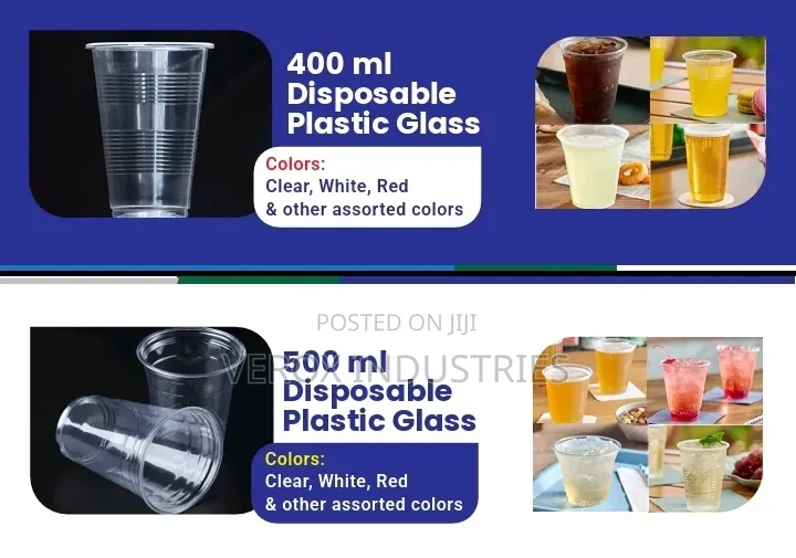 Disposable Plastic Cups .