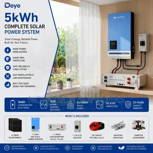5kWh Complete Home Solar System | Long Life LiFePO4 Battery