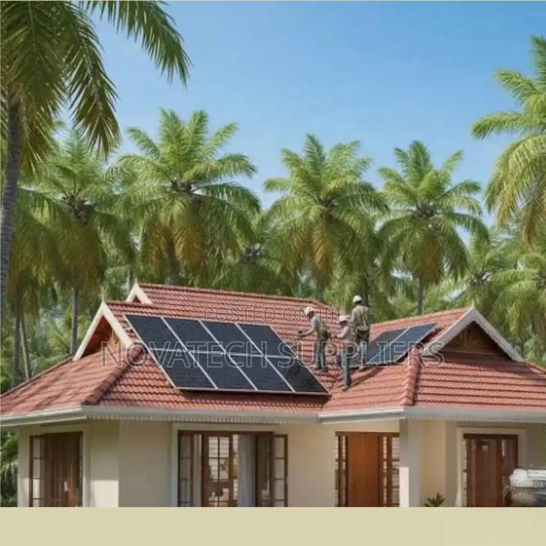 Modern Home Energy System With 5kWh Lithium Battery