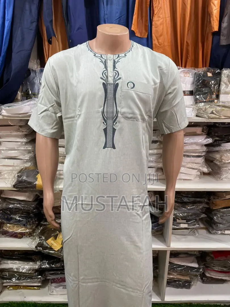 Cotton Short Sleeve Kanzu