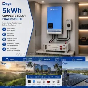 Deye 5kWh LiFePO4 Solar System | Reliable Backup Power