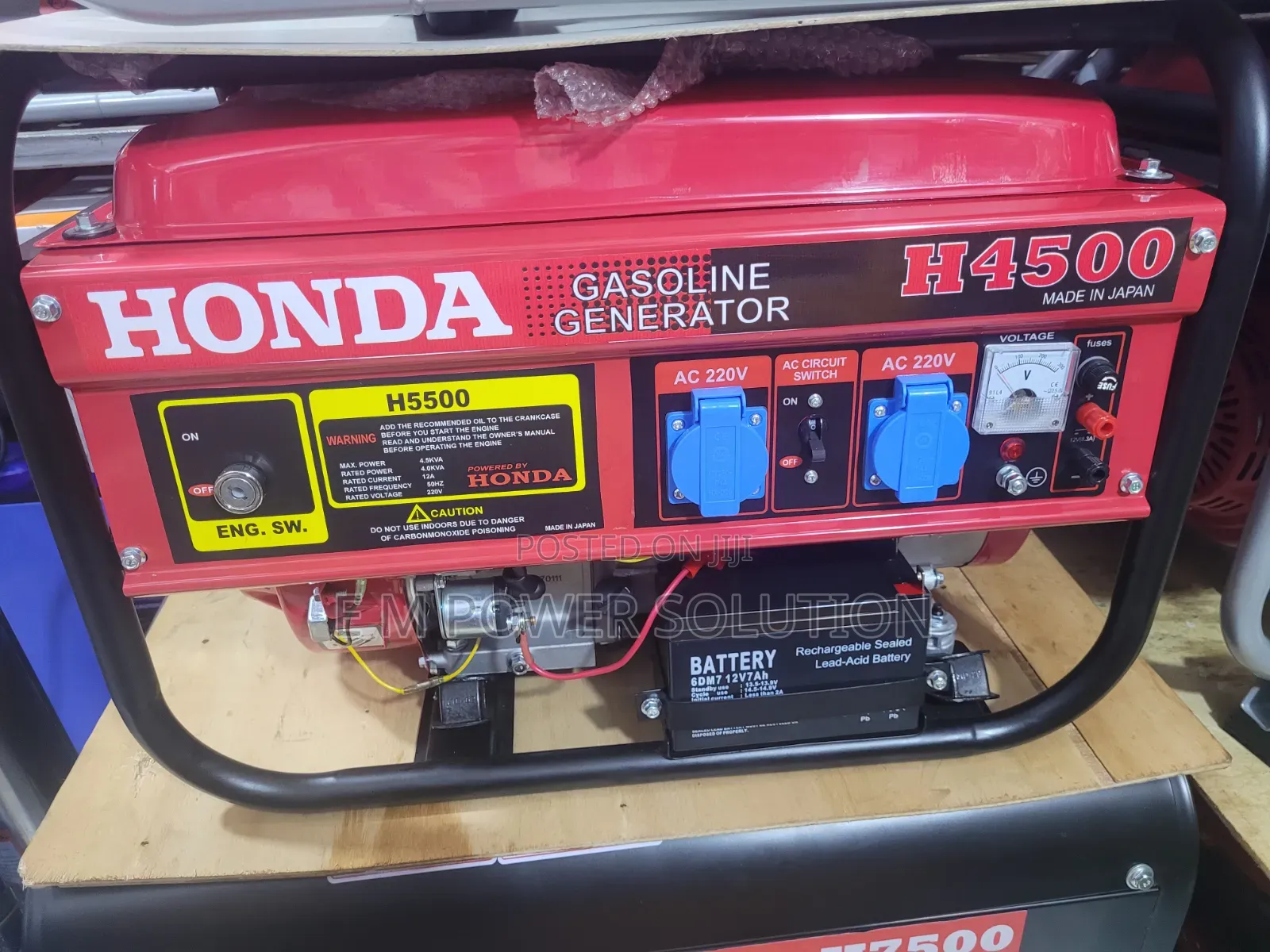 Honda Keystart Gasoline Generator
