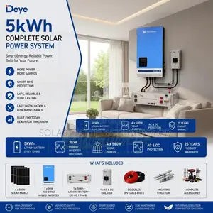 Brand New Advanced 3kW Hybrid Solar Package With 5kWh Lithium Storage