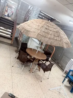 Outdoor Patio Umbrella Chairs Table Set