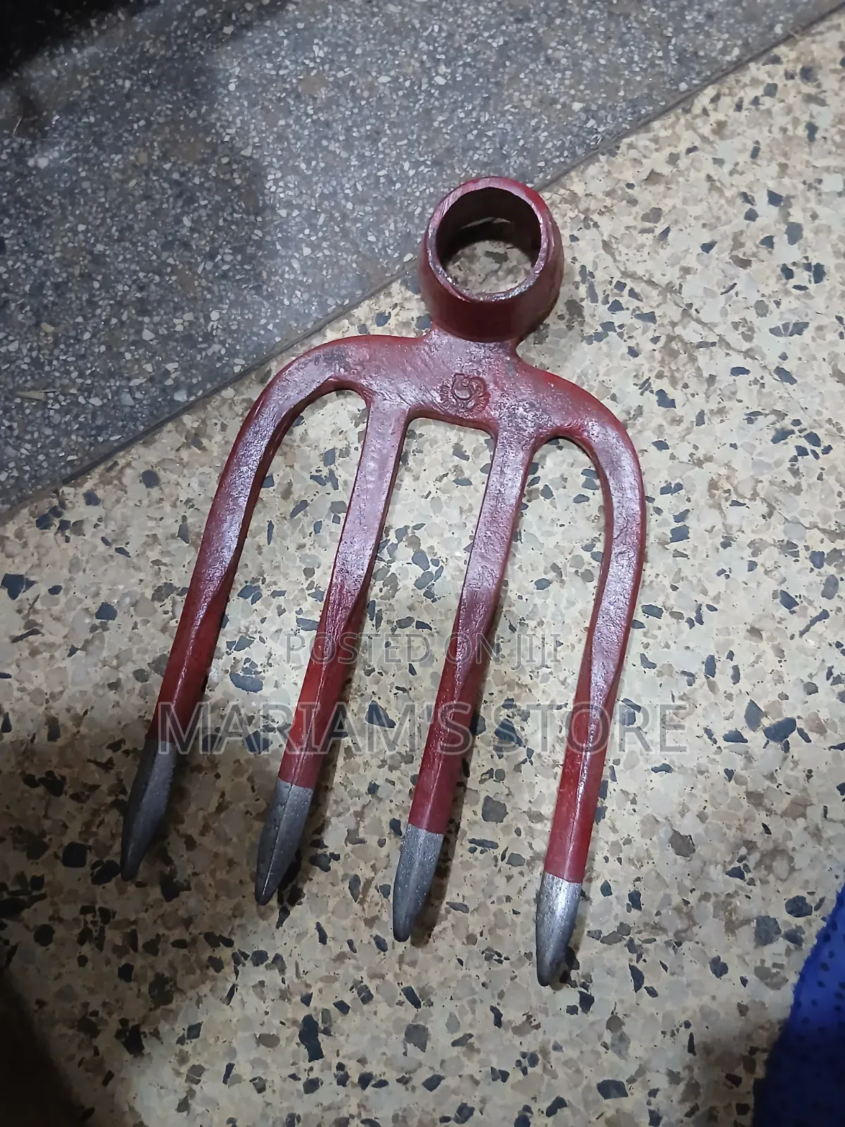 A 4-Prong Fork Hoe (Or Digging Fork) Head