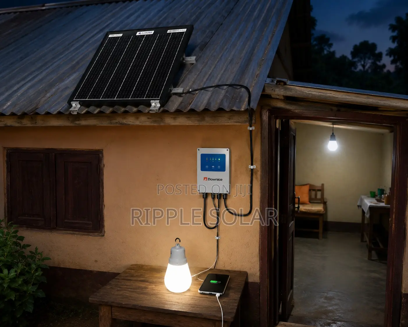 30W Monocrystalline Solar Panel 12V High Efficiency Battery Charger