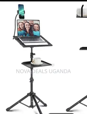 Adjustable Laptop Projector Tripod Stand VS61 With Tray, Phone Holder