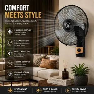 Original Panda Wall Fan 16" Inch