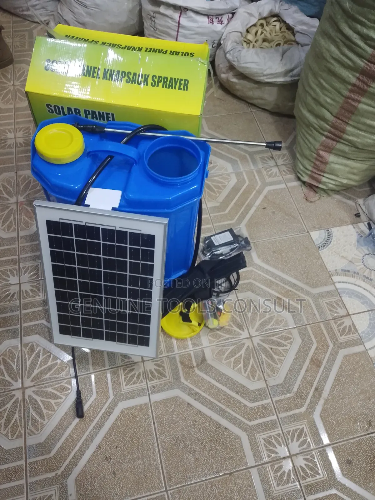 Solar Panel Knapsack Sprayer
