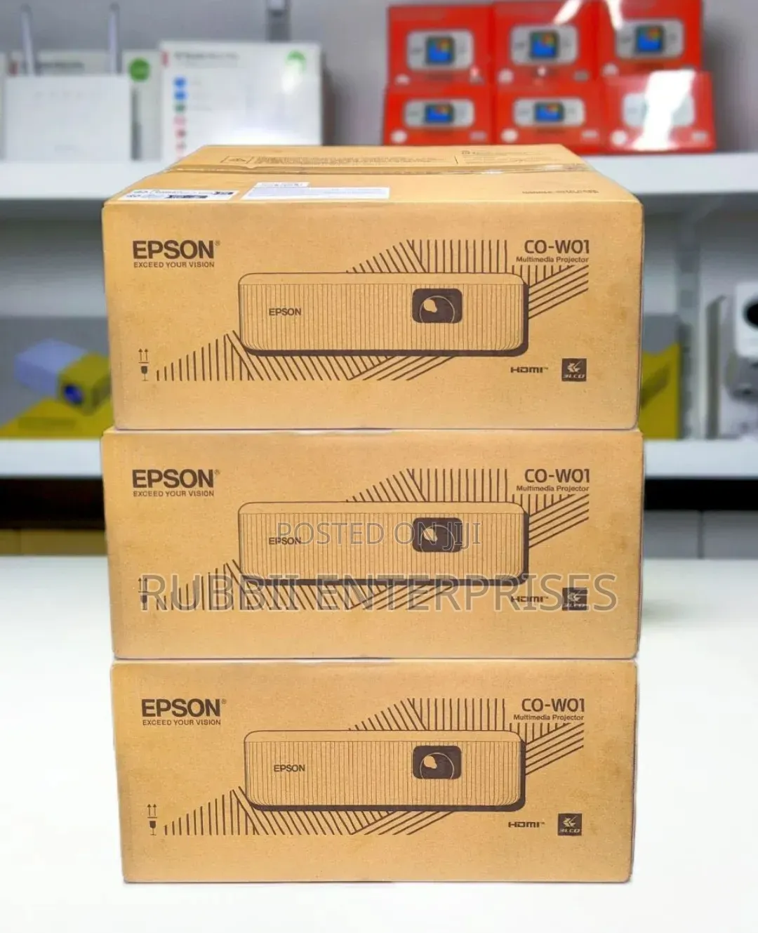 Epson CO-W01 Projector 3000 Lumens