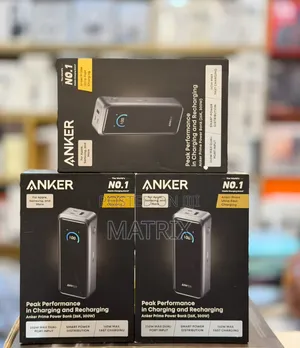 Anker Prime Power Bank, 26250mah, 3 Port Portable Charger With 300W