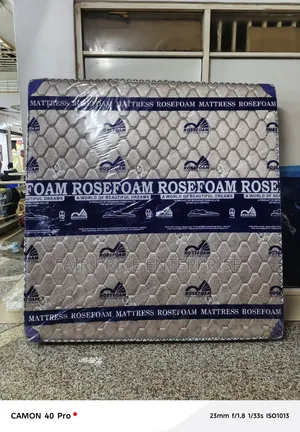 Rosefoam Mattresses 6x6 By8 Inches. Super Density Mattress