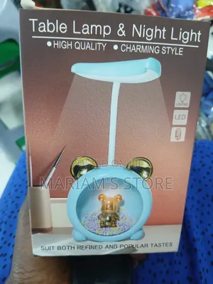 Themed Table Lamp a Flexible Gooseneck and a Base That Functions