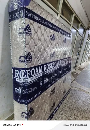 5x6 By8 Inches. Rosefoam Mattresses. High Density Mattress