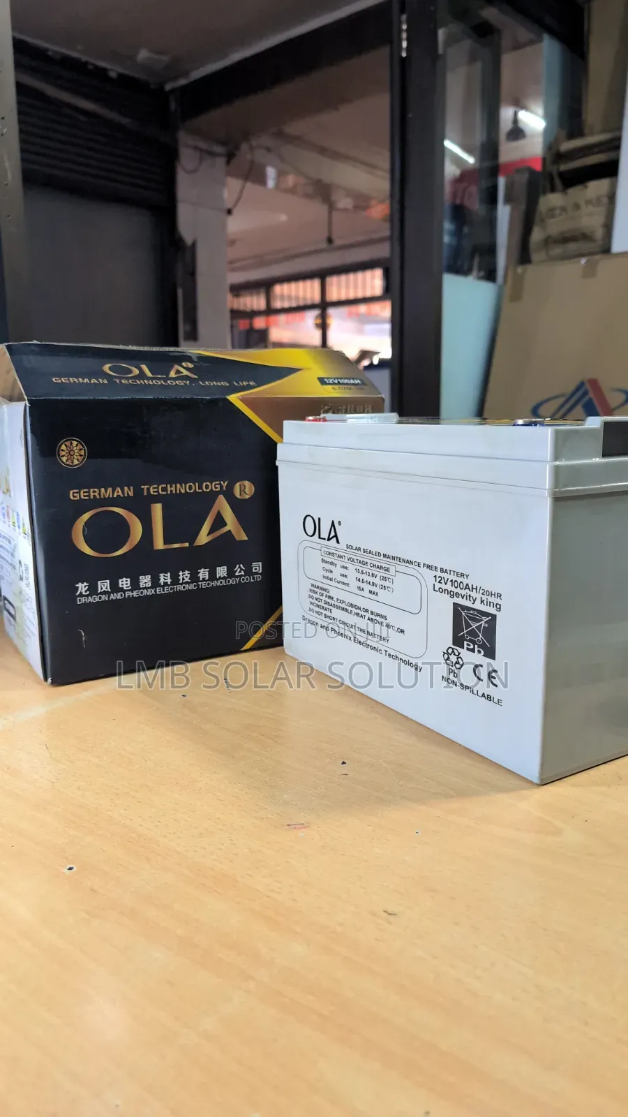 12v 100ah Ola Battery