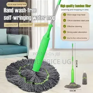 2-in-1 Hand Free Self-Wringing Twist Mop