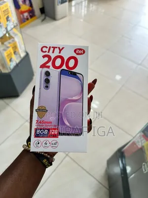 New Itel City 200 128 GB Black