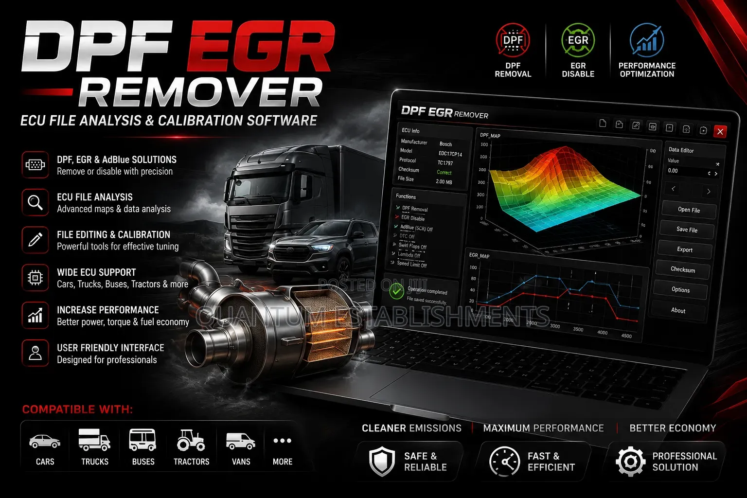 DPF EGR Remover | ECU File Analysis and Calibration Software