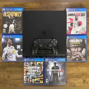 PS4 Slim With 12 Games, 2pads. Even the Landlord Loves It.